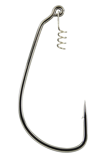 GAMAKATSU Worm EWG Hooks Spring Lock NS Black