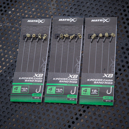 X8 X-Power Carp 10cm Band Rigs