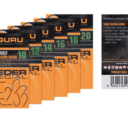 Guru Feeder Special Hook (Barbed/Spade End)