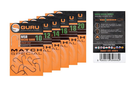 Guru Match Special Hook (Barbed/Spade End)