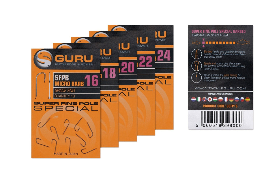 Guru Super Fine Pole (Barbed/Spade End)