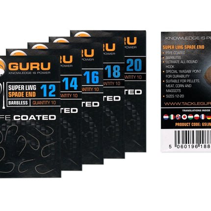Guru Super LWG Hook (Barbless/Eyed)