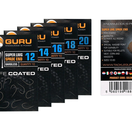 Guru Super LWG Hook (Barbless/Spade End)