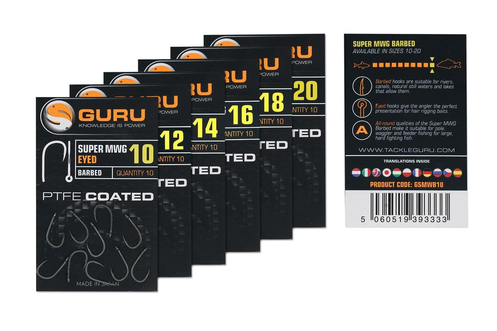 Guru Super MWG Hook (Barbed/Eyed)