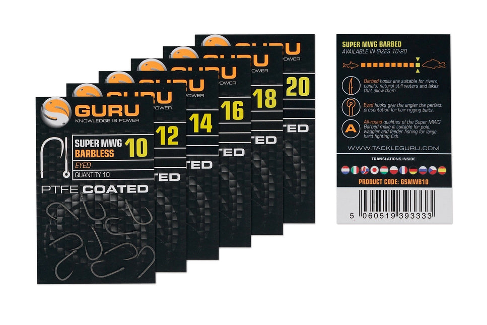 Guru Super MWG Hook (Barbless/Eyed)