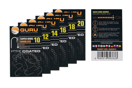 Guru Super MWG Hook (Barbless/Eyed)