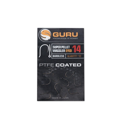 Guru Super Pellet Waggler Hook (Barbless/Eyed)
