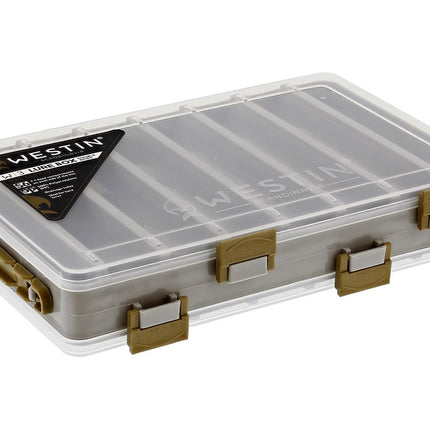 W3 Lure Box Double Sided 20.5X17X4.8CM S S6 Grey/Clear