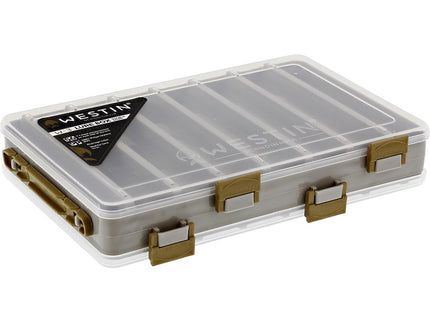 W3 Lure Box Double Sided 20.5X17X4.8CM S S6 Grey/Clear