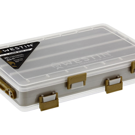 W3 Lure Box Double Sided 20.5X17X4.8CM S S8 Grey/Clear