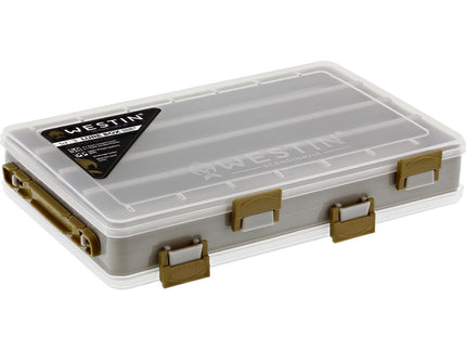 W3 Lure Box Double Sided 20.5X17X4.8CM S S8 Grey/Clear