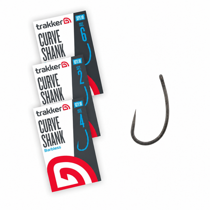 Curve Shank Hooks Barbless