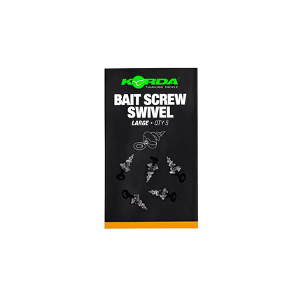 Korda Bait Screw Swivel 5pcs