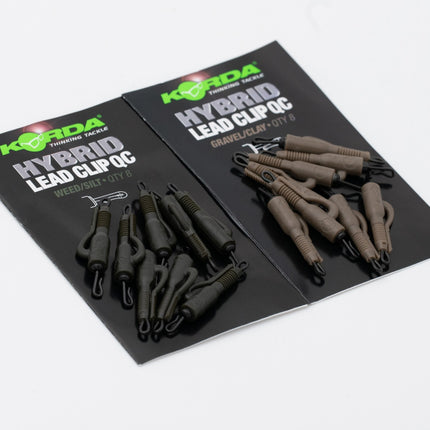 Korda Hybrid Lead Clip QC Swivel 8pcs