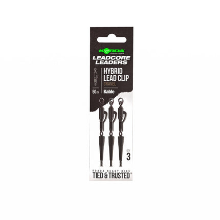 Korda Kable Leadcore Leader Hybrid Lead Clip 50cm