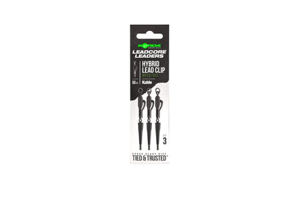 Korda Kable Leadcore Leader Hybrid Lead Clip 50cm