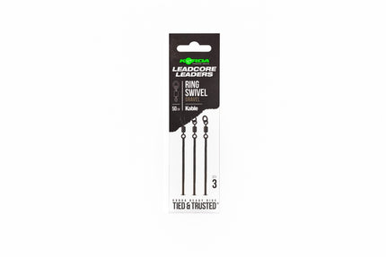 Korda Kable Leadcore Leader Ring Swivel 50cm