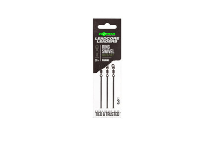 Korda Kable Leadcore Leader Ring Swivel 50cm