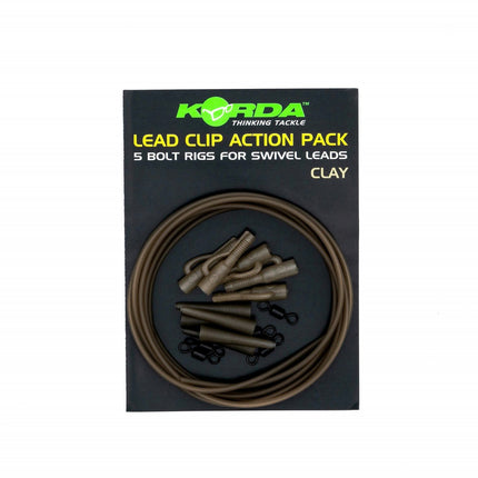Korda Lead Clip Action Pack 5pcs