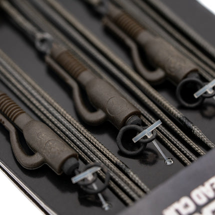 Korda Leadcore Leader Hybrid Lead Clip Ring Swivel 100cm