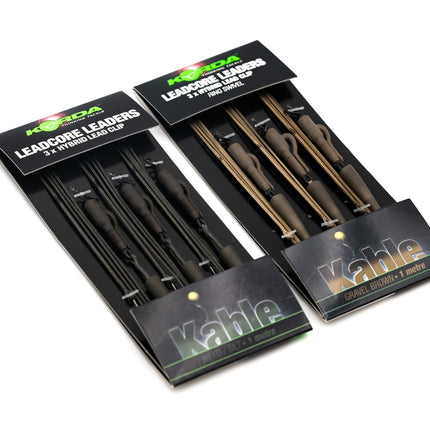 Korda Leadcore Leader Hybrid Lead Clip Ring Swivel 100cm