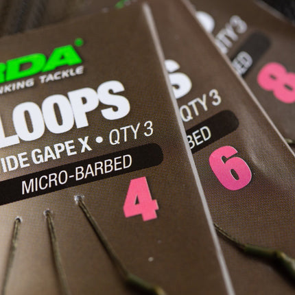 Korda Loop Rigs Wide Gape X