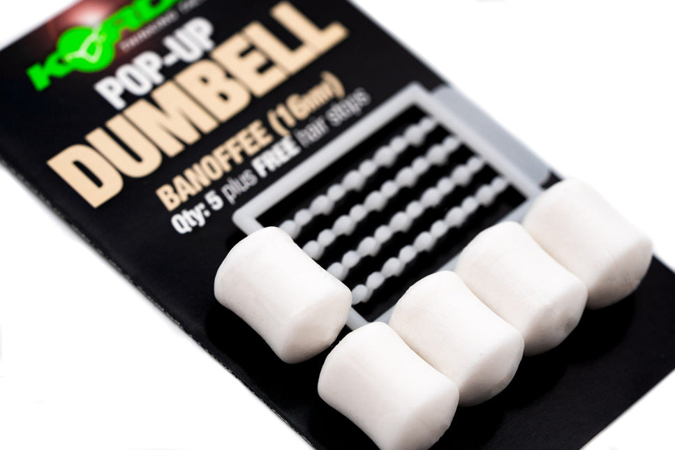 Korda Pop Up Dumbell Banoffee White