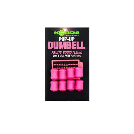 Korda Pop Up Dumbell Fruity Squid Pink
