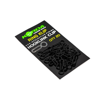 Korda Ring Klip - Black 20pcs