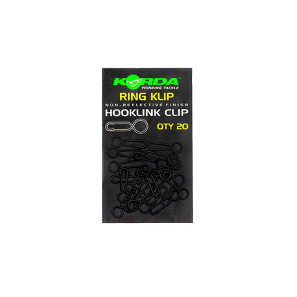 Korda Ring Klip - Black 20pcs