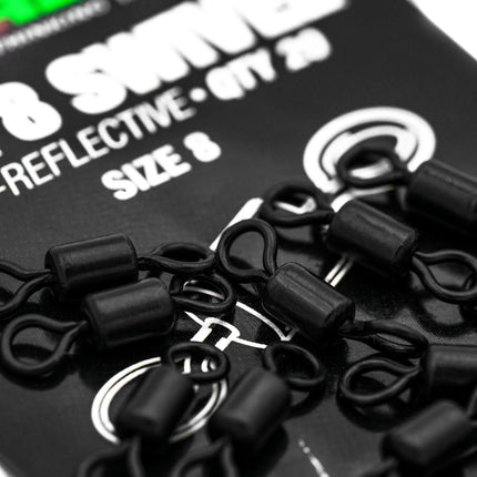 Korda Size 8 Swivel - Black 20pcs