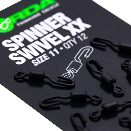 Korda Spinner Swivel - Black  12pcs