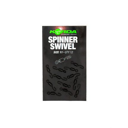 Korda Spinner Swivel - Black  12pcs