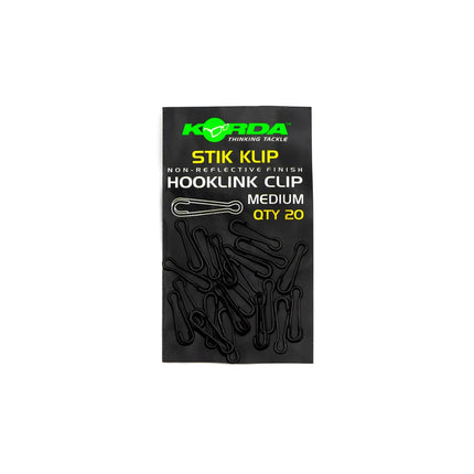 Korda Stik Klip - Black 20pcs