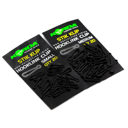 Korda Stik Klip - Black 20pcs