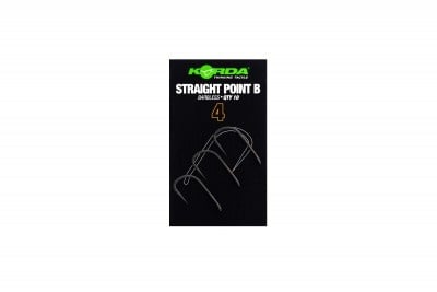 Korda Straight Point Barbed  hooks 10 Pcs