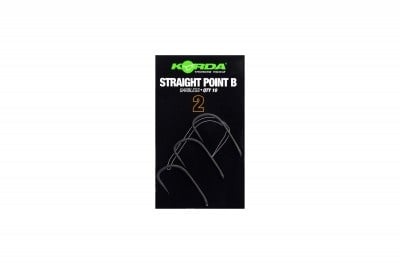 Korda Straight Point Barbed  hooks 10 Pcs