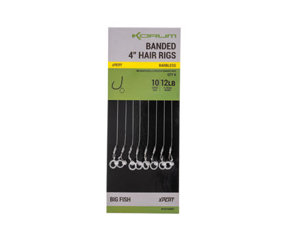 Korum Banded Hair Rigs Barbless
