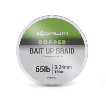Korum Bopper Bait Up Braid 65lb