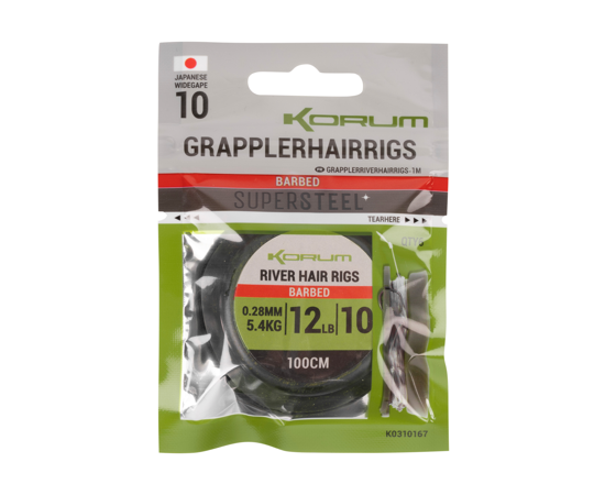 Korum Grappler Hair Rigs 100cm