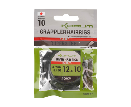 Korum Grappler Hair Rigs 100cm