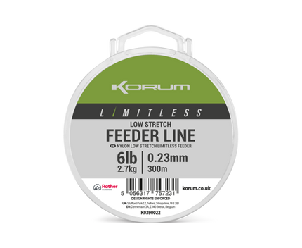 Korum Limitless Low Stretch Feeder Line