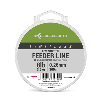 Korum Limitless Low Stretch Feeder Line