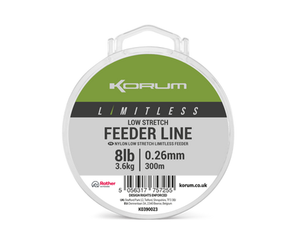 Korum Limitless Low Stretch Feeder Line