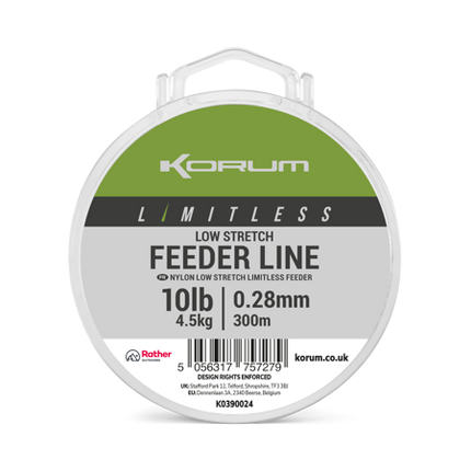 Korum Limitless Low Stretch Feeder Line