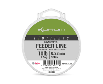 Korum Limitless Low Stretch Feeder Line