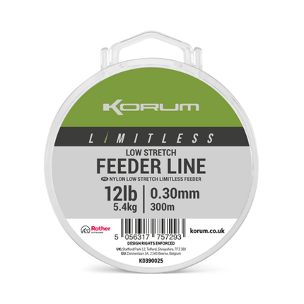 Korum Limitless Low Stretch Feeder Line