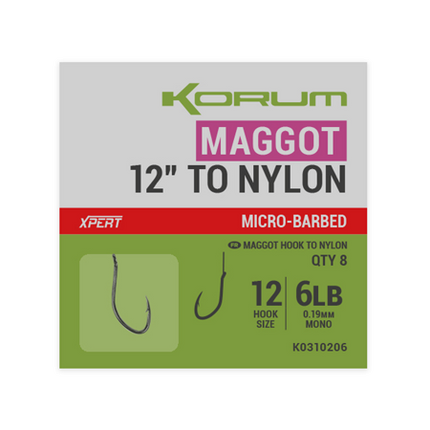 Korum Maggot To Nylon 30cm/12"