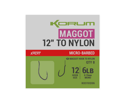 Korum Maggot To Nylon 30cm/12