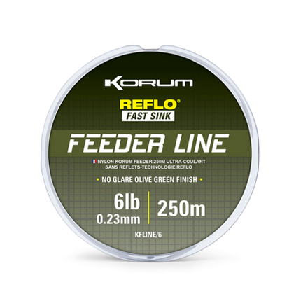 Korum Reflo Fast Sink Feeder Line 250 meter